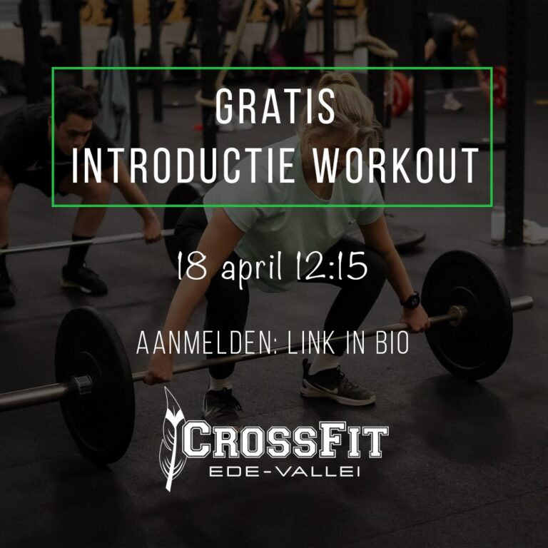 Benieuwd of CrossFit iets voor jou is? Dit is het moment om het te proberen.

Op zaterdag 18 april om 12:15 organiseren we een introductie workout speciaal voor beginners. Geen ervaring nodig. Deze training is bedoeld voor mensen die willen ontdekken wat CrossFit precies is en hoe het voelt om mee te doen.

Je leert de basisbewegingen, krijgt uitleg van een coach en doet een korte workout die voor iedereen haalbaar is. Verwacht geen ingewikkelde oefeningen of extreme situaties, maar gewoon een goede eerste kennismaking.

Veel mensen die bij ons starten hebben nog nooit eerder CrossFit gedaan. Sterker nog: sommigen beginnen terwijl ze al jaren niet echt hebben gesport. Dat is precies waar deze introductie voor bedoeld is.

Wil je het een keer ervaren?
Meld je aan via de link in onze bio.

📅 Zaterdag 18 april
🕒 12:15
📍 Introductie workout